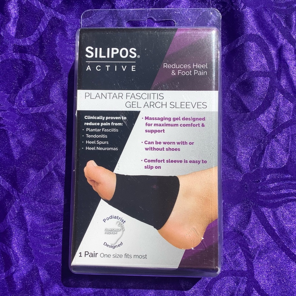 Plantar Fasciitis Gel Arch Sleeves Foot Help Stuff Color Boack